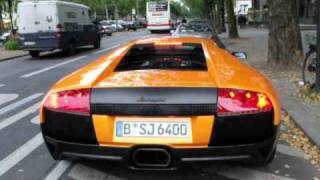 Lamborghini Murcielago LP640  Gallardo Superleggera  Bentley SuperSports COMBO in Berlin [upl. by Anyl]