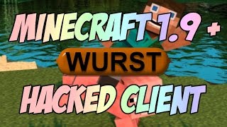 Minecraft 19  19X  Hacked Client  Wurst   The Force OP Client is back [upl. by Oniratac]