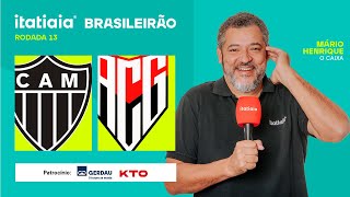 ATLÉTICO X ATLÉTICO GOIANINENSE AO VIVO NA ITATIAIA  REACT DO BRASILEIRÃO [upl. by Enelyw386]