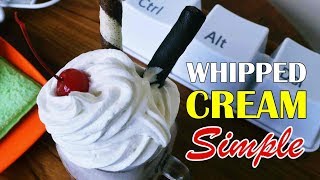 Membuat Whipped Cream Sendiri Dengan Mudah [upl. by Stanfield716]