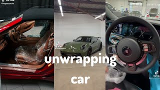 Unwrapping new car 🚗 quot nistiktok quot 💞 [upl. by Notsur]