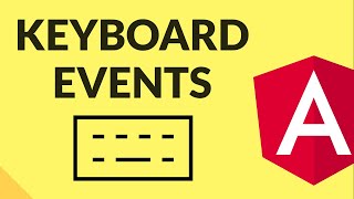 KEYBOARD EVENTS IN ANGULAR [upl. by Eniarol]