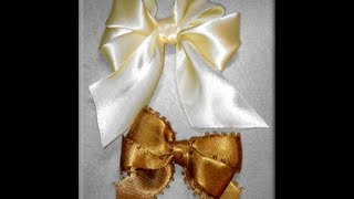 Simple Double Bow Tutorial [upl. by Edurtreg]