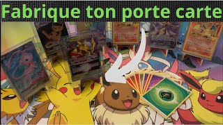 Comment fabriquer un porte carte Pokémon gratuitement tuto Poketresor pokemon [upl. by Aja]