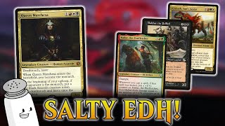 More Salt Queen Marchesa vs Hallar vs Balthor vs Gishath  EDH Commander Gameplay  eedi H [upl. by Eimarej]