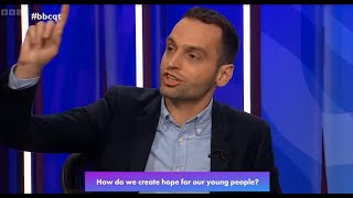 Konstantin Kisin Shuts Down AntiBritish Heckler on Question Time [upl. by Florio749]