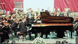 AZilinskis Piano Concerto in E minor  Karlis Bukovskis  National Symphony Orchestra of Uzbekistan [upl. by Nyrhtak]