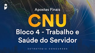 Apostas Finais CNU – Bloco 4 Atores no mercado de trabalho  Prof Amanda Aires [upl. by Celia809]