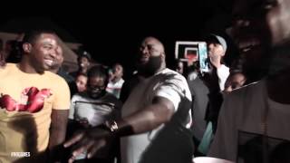 Rick Ross Dj Khaled Meek Mill amp French Montana bet 120K on 5 basketball shots [upl. by Chadwick]