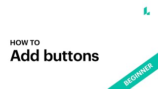 How to insert buttons  Lucidpress Tutorial [upl. by Retnuh981]