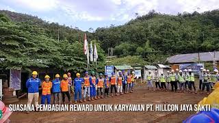 Pembagian Reward Untuk Karyawan PT HILLCON JAYA SAKTI [upl. by Lativa]