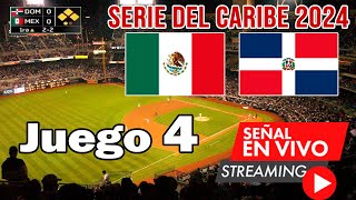 México vs República Dominicana en vivo juego 4 Serie del Caribe 2024 en vivo hoy [upl. by Minnaminnie]