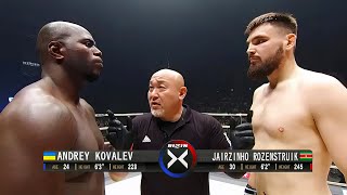 Jairzinho Rozenstruik Suriname vs Andrey Kovalev Ukraine  MMA Fight HD [upl. by Merrili]