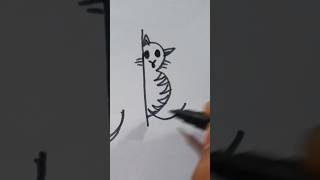 B billi ka Chitra aasani se banana sikhe ket drawingshortvideo drawing  art youtube kidsvideo [upl. by Iona560]