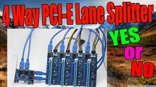 1 PCIe to 4 PCIe Lanes [upl. by Garret508]