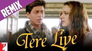 Remix  Tere Liye Song  VeerZaara  Shah Rukh Khan Preity Zinta  Lata Mangeshkar Roop Kumar [upl. by Nylinnej]