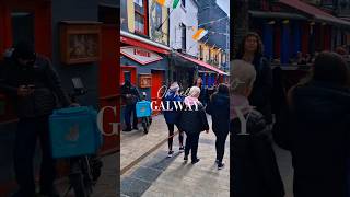 Galway city famous for its incredible food and nightlife 🇮🇪❤️ travel ireland [upl. by Dahl]