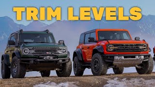 2022 Ford Bronco Trim Levels and Standard Features Explained [upl. by Annauqal226]