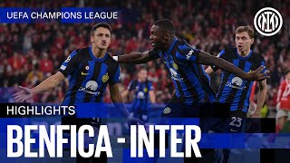 WHAT A COMEBACK 🤯🖤💙  BENFICA 33 INTER  HIGHLIGHTS  UEFA CHAMPIONS LEAGUE 2324 ⚽⚫🔵 [upl. by Lammond]