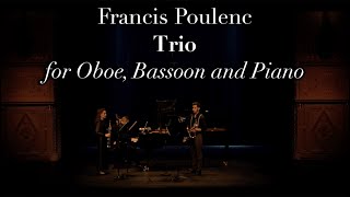 Trio for Oboe Bassoon and Piano  Francis Poulenc [upl. by Elodia520]