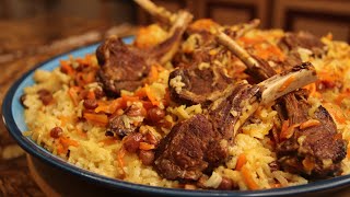 Anna Lesko  Plov Caucazian  Uzbekistan cu cotlete de berbecut  45 cooking [upl. by Langill]