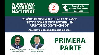 IV JORNADA NOTARIAL NACIONAL Primera Parte [upl. by Itida]