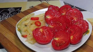 Самая вкусная закуска к шашлыку Помидоры по корейски [upl. by Scotney]