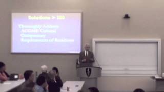 ARCHIVES  2011 Harvard Medical Schools Dr Augustus White III Speaks at Hofstra [upl. by Eornom]