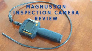 Magnusson inspection camera with 21⁄3 colour screen reviewendoscope inspection camera [upl. by Suoirred]