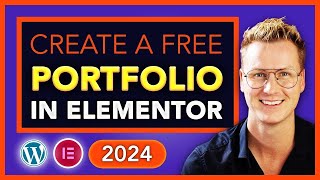 Create An Impressive Portfolio Using Wordpress And Elementor [upl. by Clarhe]