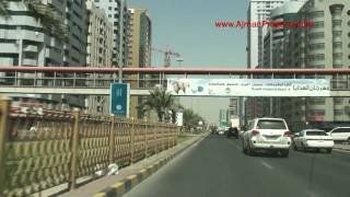 A Drive From Ajman Corniche to Falcon Towers Ajman [upl. by Kellia780]