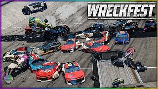 ROCK BOTTOM SUPER RACE  Wreckfest  NASCAR Camaros [upl. by Luwana]