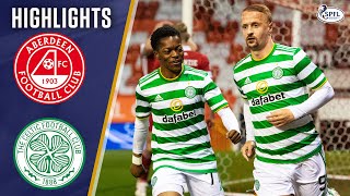 Aberdeen 11 Celtic  Griffiths Scores LastGasp Header to Rescue Point  Scottish Premiership [upl. by Horst]