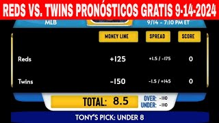 Cincinnati Reds vs Minnesota Twins 9142024 Pronósticos GRATIS de la MLB para Hoy [upl. by Ahsyas]