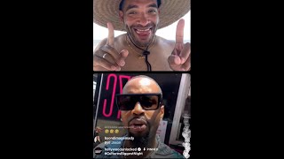 🌈SAFAREE AND JASON LEE🌈😱😳 on Instagram live BET AWARDS 06272021 [upl. by Jonette159]