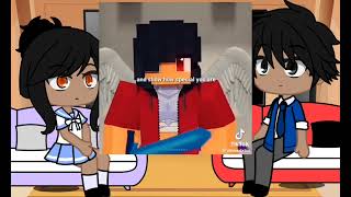 Pdh aphmau AND Pdh aaron reacts to aarmau edits first video [upl. by Dwight]