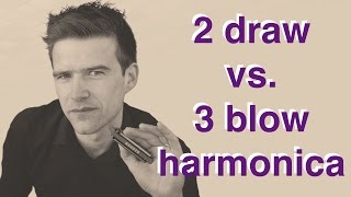 2 draw vs 3 blow on harmonica [upl. by Surad]