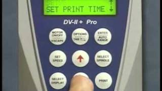 Brookfield DVIIPro Viscometer Keys and Instrument Controls [upl. by Bern]