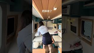 RV camping in the rain is so cool Travel in an RV RVMy daily life with carsLao Mos RV diary [upl. by Orlina]