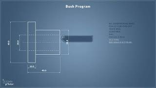 Lets write GCode  Programming a CNC Lathe to make a bush  part 5 Finish boring sequence [upl. by Azne]