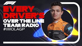 Every Drivers Radio At The End of Their Race  2022 Emilia Romagna Grand Prix [upl. by Neddra]