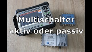 SAT Multischalter Aktiv oder Passiv Vor und Nachteile eco LNB Stromverbrauch [upl. by Hardy]