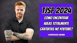 COMO TER ACESSO A AULAS GRATUITAS PARA O TJSP 2024 ESCREVENTE PROFESSOR CENOURA [upl. by Parik]