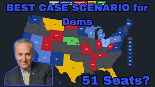 Best Case Scenario for Senate Democrats in the 2024 Election [upl. by Eimorej366]