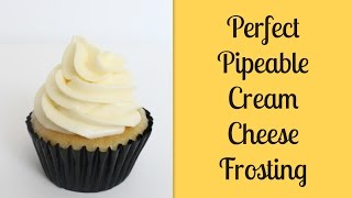 Perfectly Pipeable Cream Cheese Frosting [upl. by Redan]