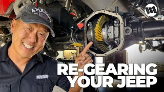 REGEARING Your Jeep Wrangler or Gladiator and Everything You Need to Know About It [upl. by Rosenstein246]