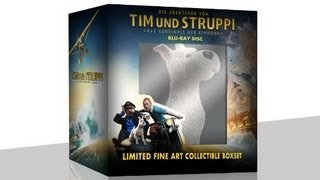 Tim amp Struppi  Das Geheimnis der Einhorn Limited Fine Art Collectible Boxset Bluray unboxing [upl. by Nwahsek]