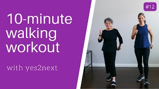 10minute Indoor Walking Workout for Seniors Beginner Exercisers [upl. by Thierry]