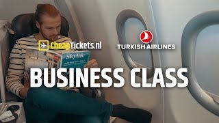 SEM OP REIS VLIEGT BUSINESS CLASS MET TURKISH AIRLINES [upl. by Chyou]