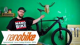 Specialized Turbo Levo HT Comp 6Fattie  e bike 2016  nanobikede [upl. by Einnim]